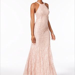 Rose Gold Sequined Dress Size 6